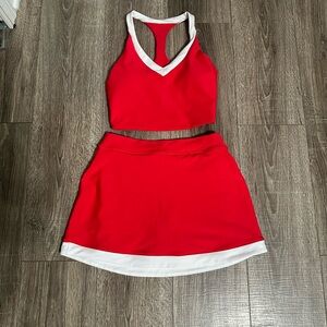 YPB Red Athletic Skirt